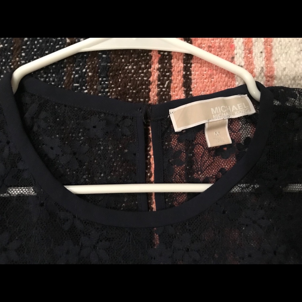 MICHAEL KORS NAVY LACE DRESS